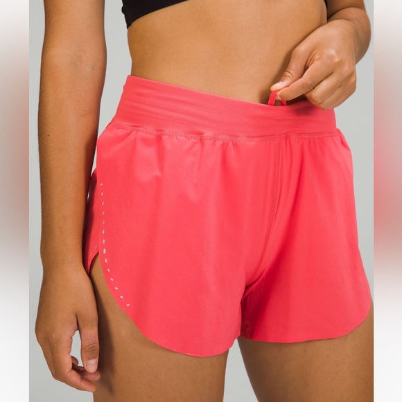 Lululemon PALE RASPBERRY Find Your Pace Short 3” Lined - Picture 5 of 5